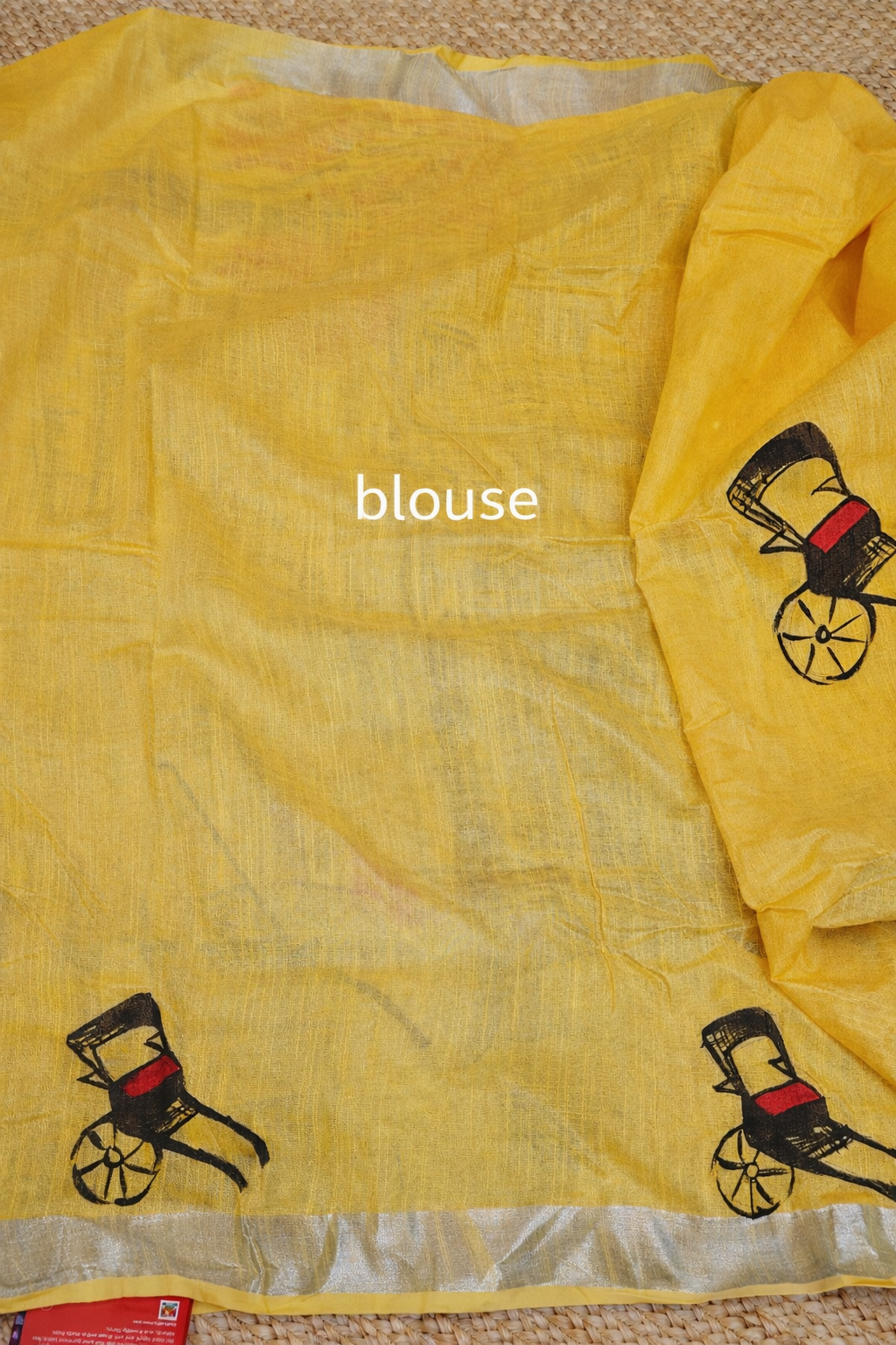 Linen HandPaint Saree