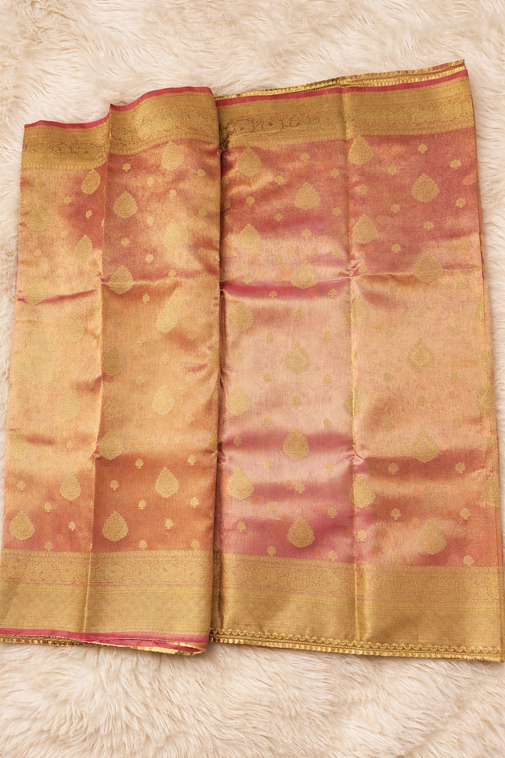 Tissue Banarasi Saree 2 with lace Border