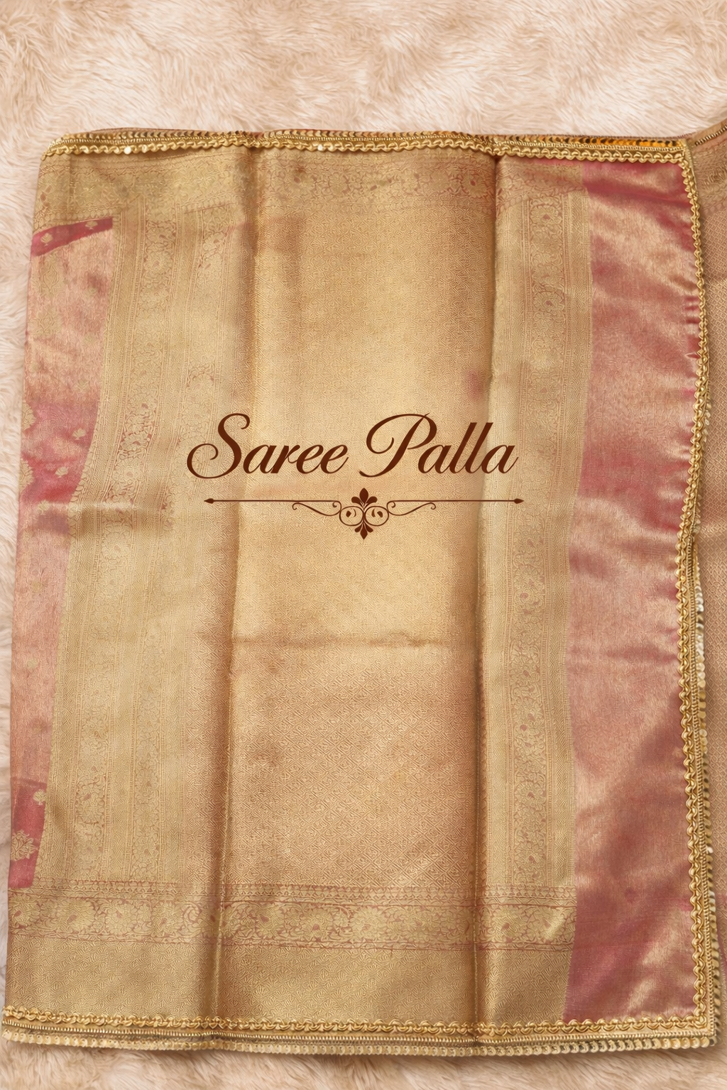 Tissue Banarasi Saree 2 with lace Border