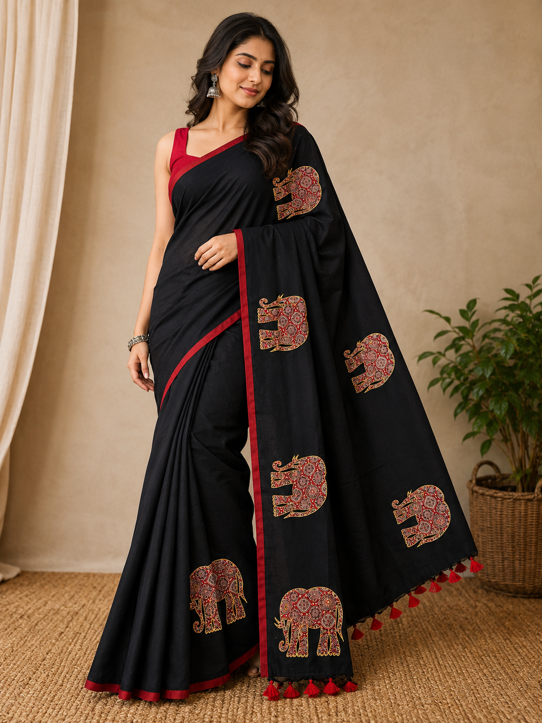 Elephant Patch - Black