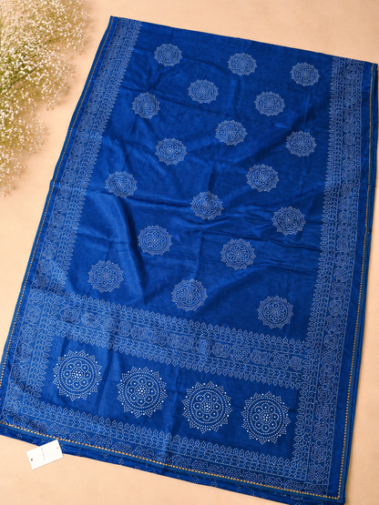 Blue Bandhani Saree (Copy)
