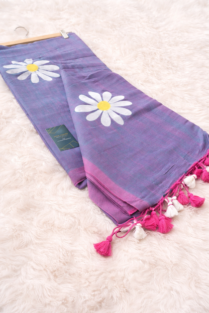 MulMul HandPaint Saree 3