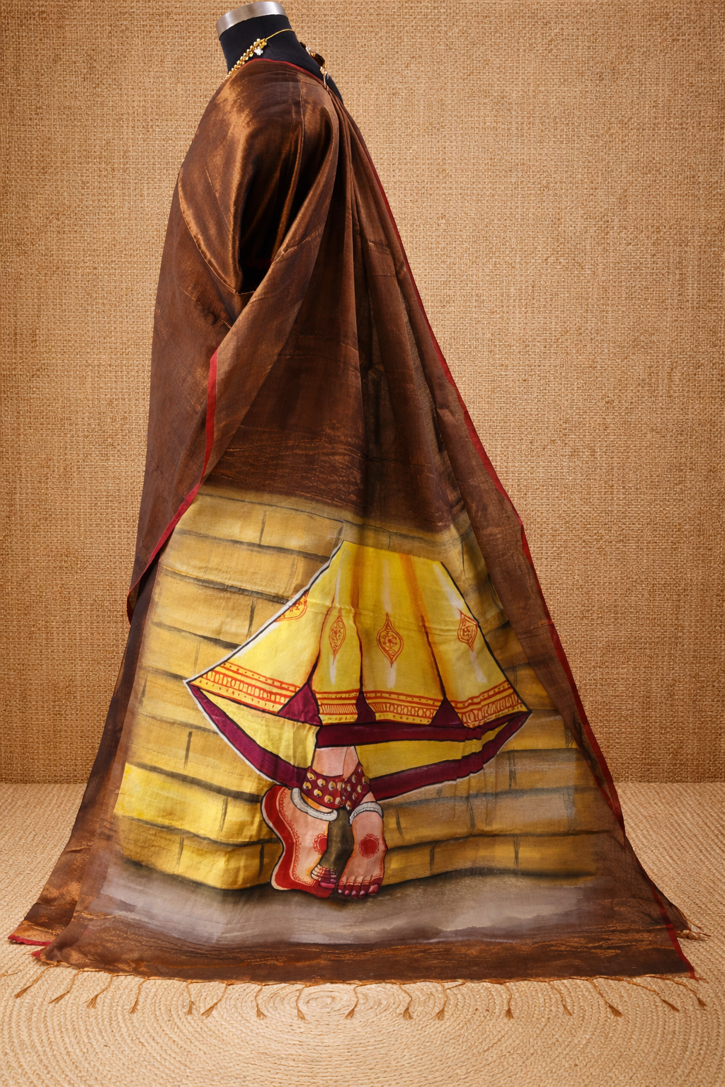 Raga Tissue HandPaint Saree 2