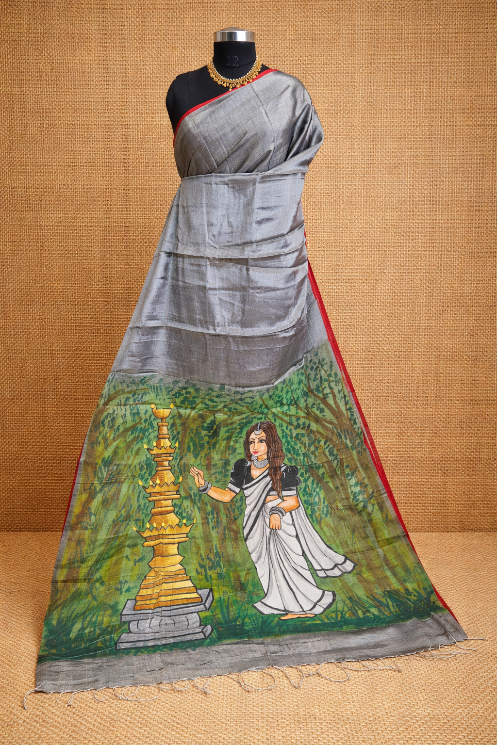 Raga Tissue HandPaint Saree 3