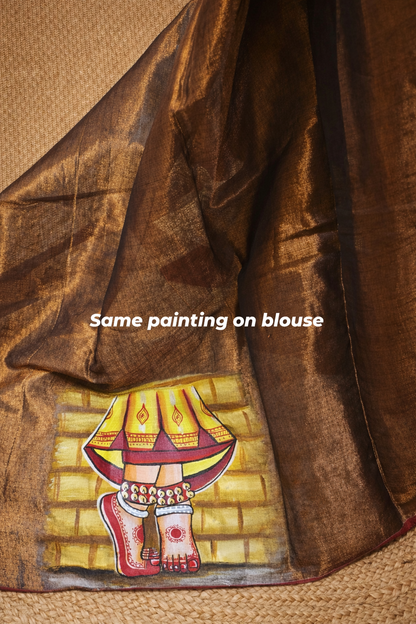 Raga Tissue HandPaint Saree 2