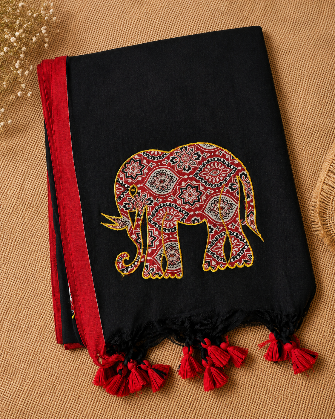 Elephant Patch - Black