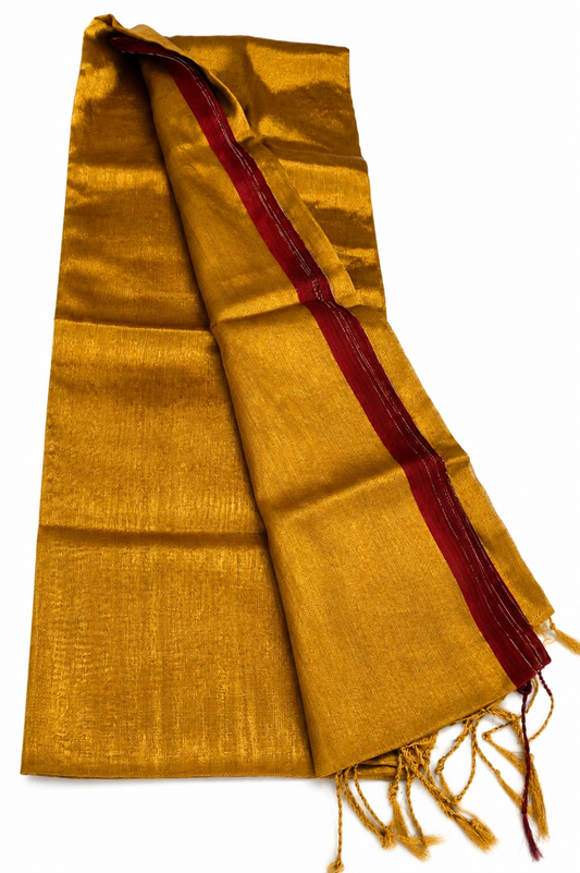 Tissue Saree Gold