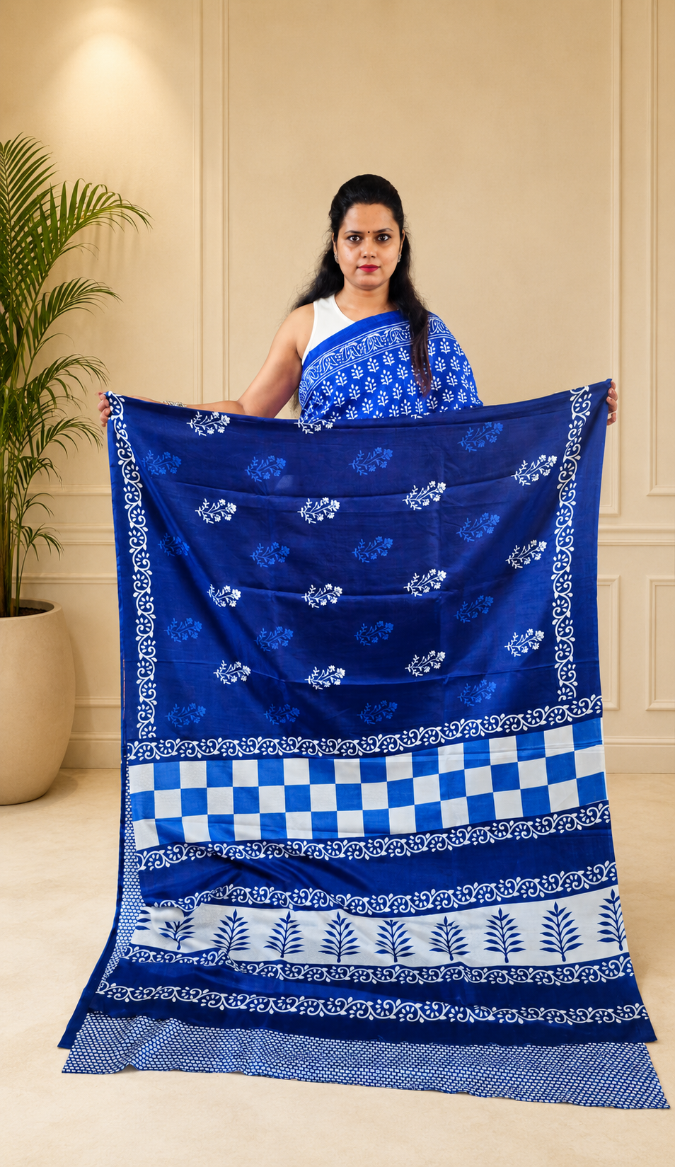 Indigo Saree 2