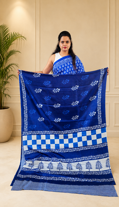 Indigo Saree 2