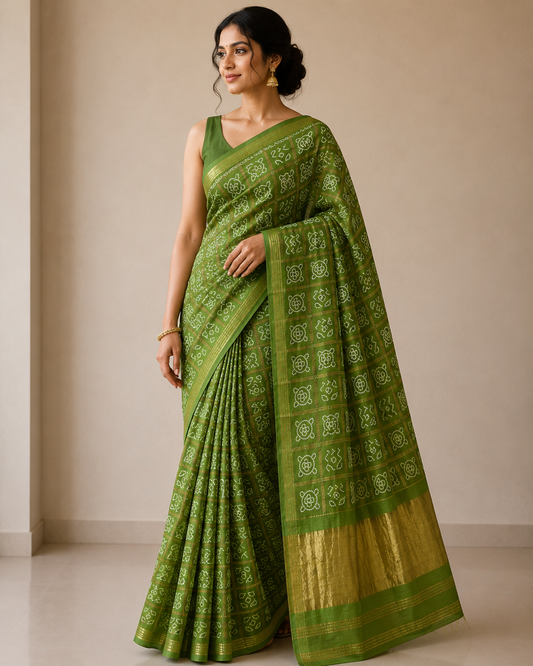 Bandhej Saree