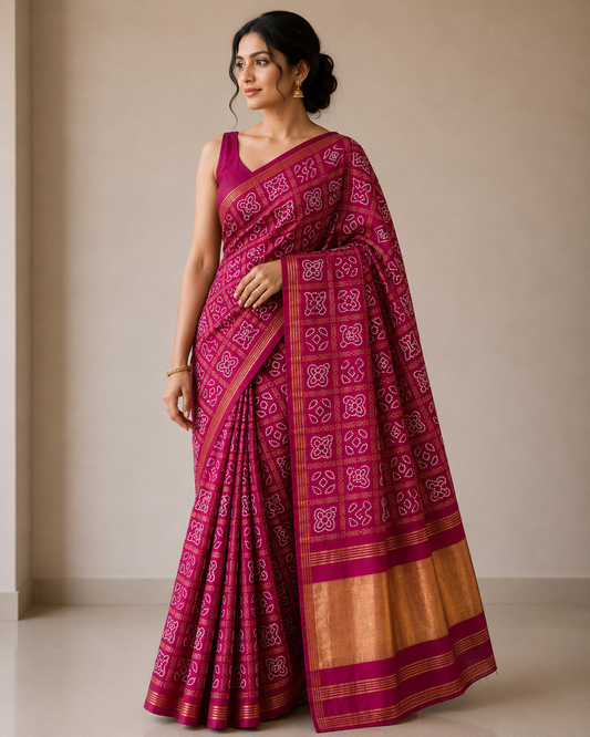 Bandhej Saree