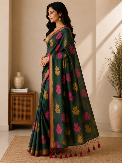 Silk Blend Banarasi Saree