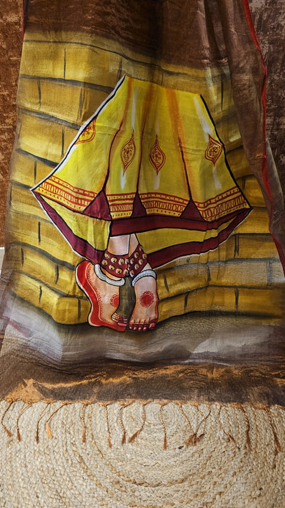 Raga Tissue HandPaint Saree 2