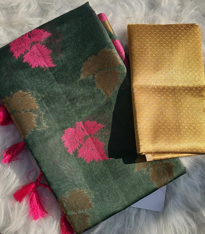 Silk Blend Banarasi Saree