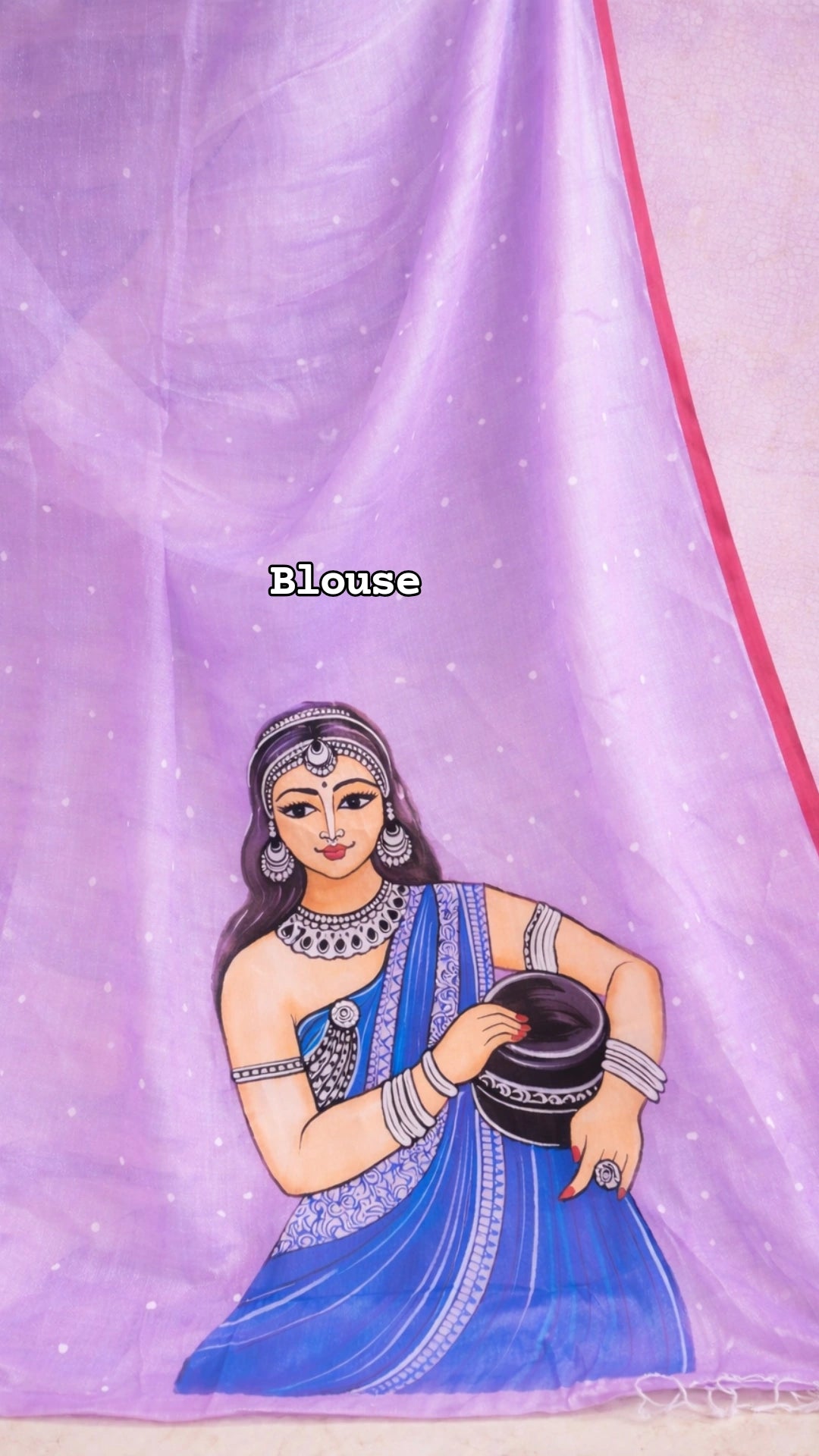 Raga Tissue HandPaint Saree 1