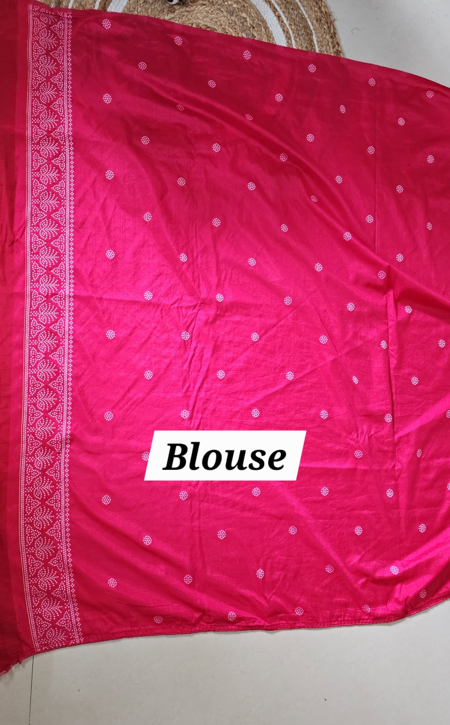 Gulab Bandani Saree