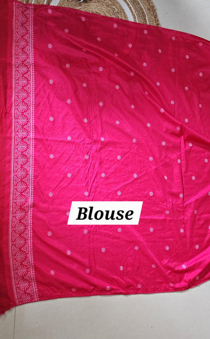 Gulab Bandani Saree