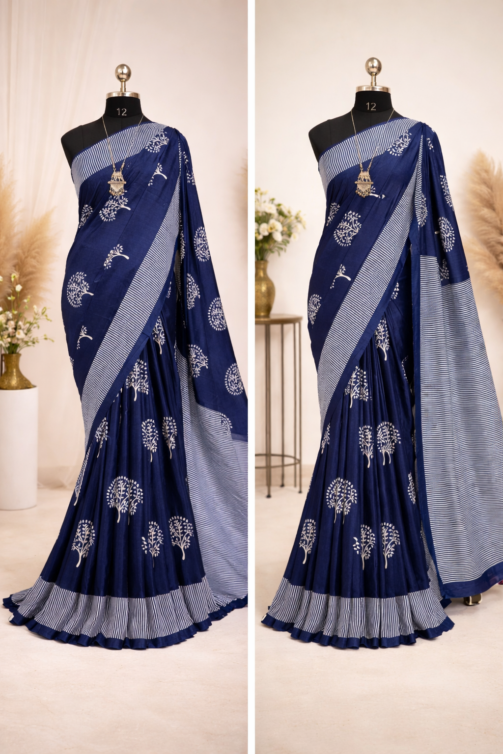 Indigo Saree 1