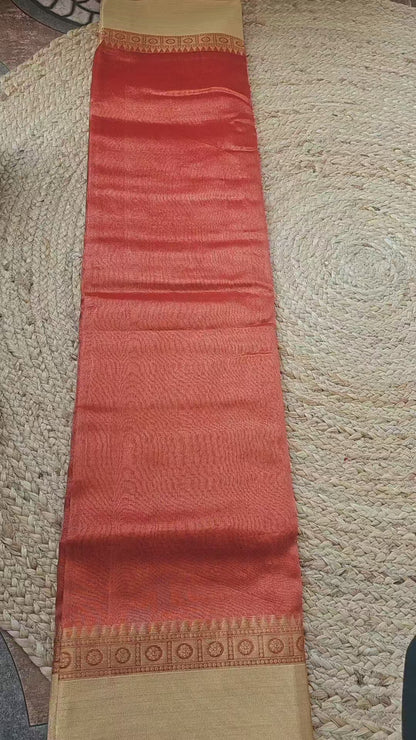 Tissue Banarasi Saree 3 with lace Border