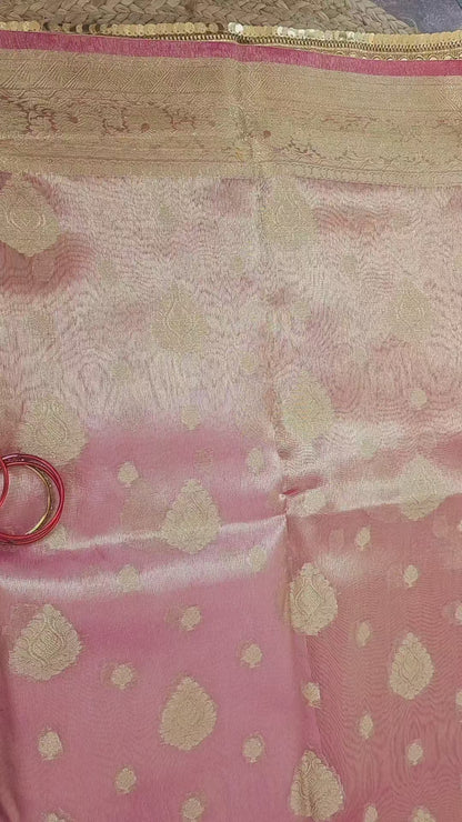 Tissue Banarasi Saree 2 with lace Border